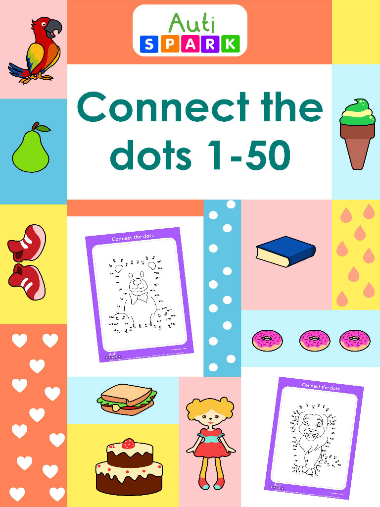 Dot To Dot Printable Workbook 1 : Connect The Dots 1-50